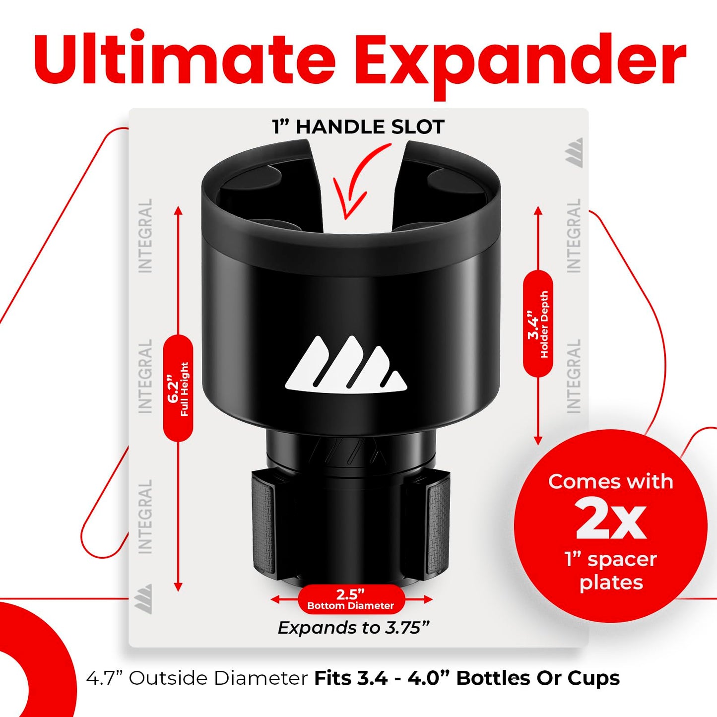 Integral Adjustable Cup Expander