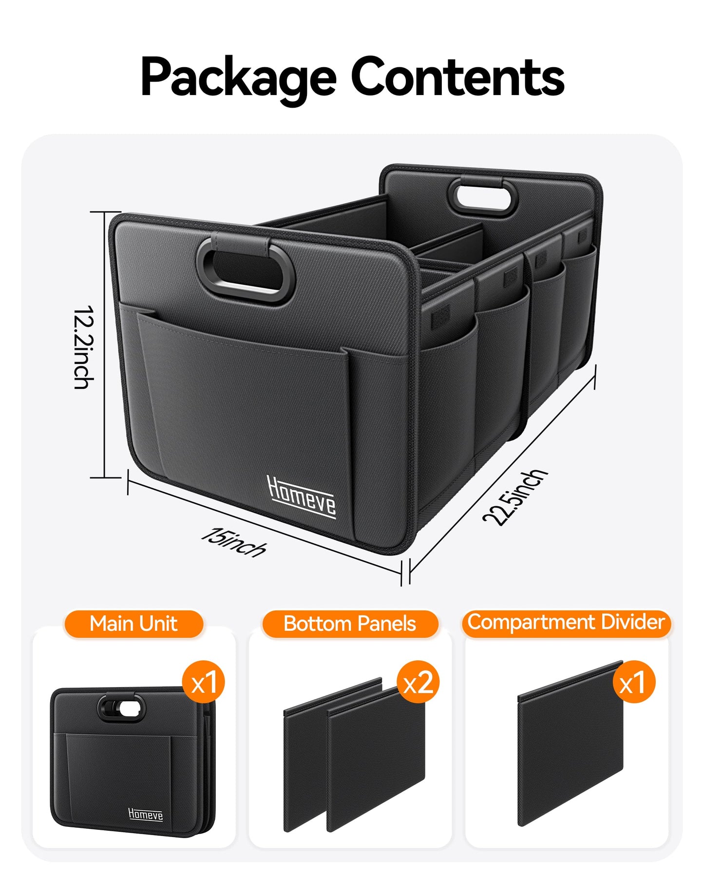 Homeve Waterproof Trunk Storage – Foldable