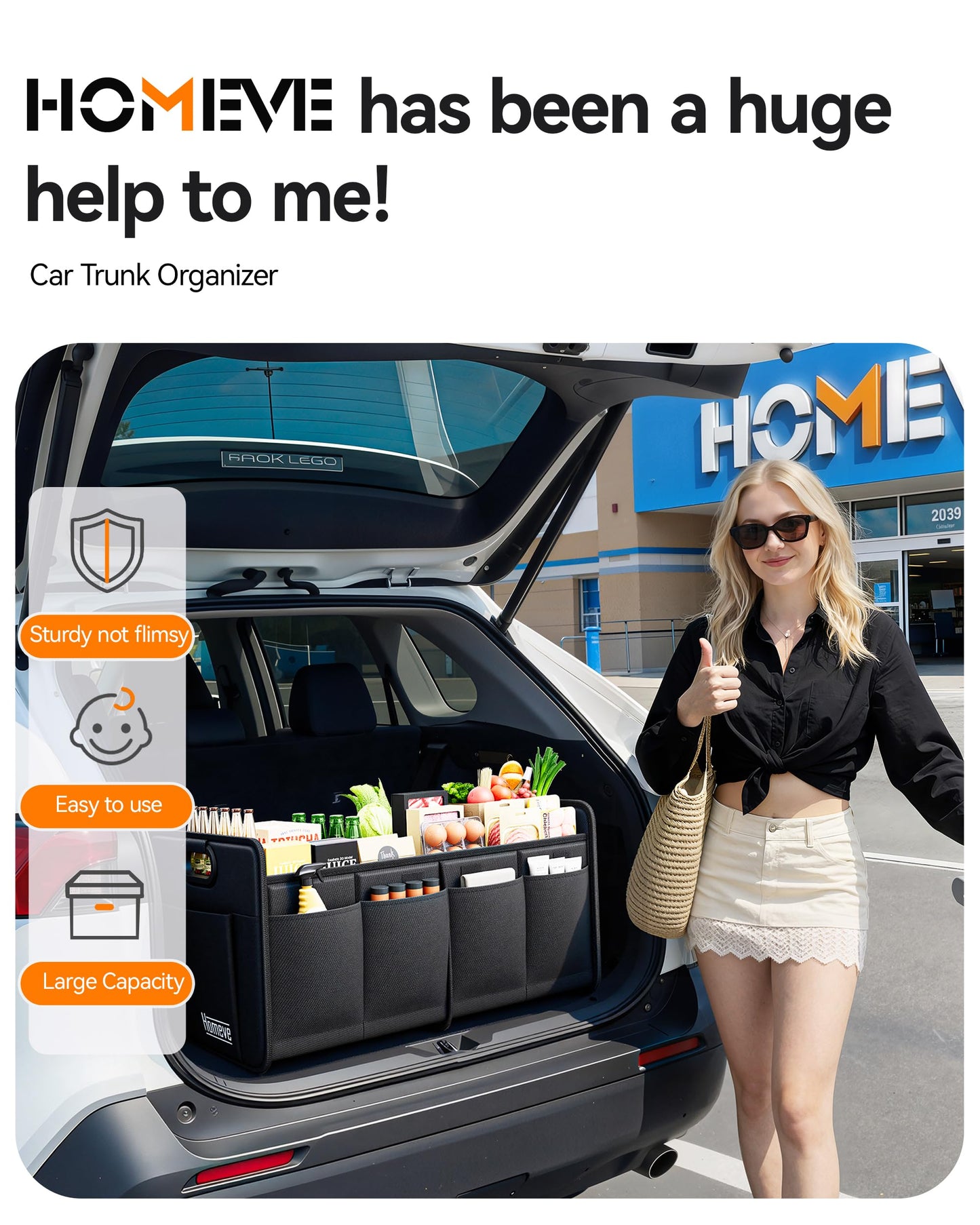 Homeve Waterproof Trunk Storage – Foldable