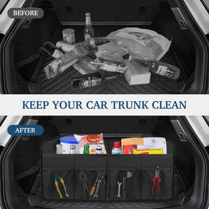 Femuar Waterproof Trunk Organizer – Black