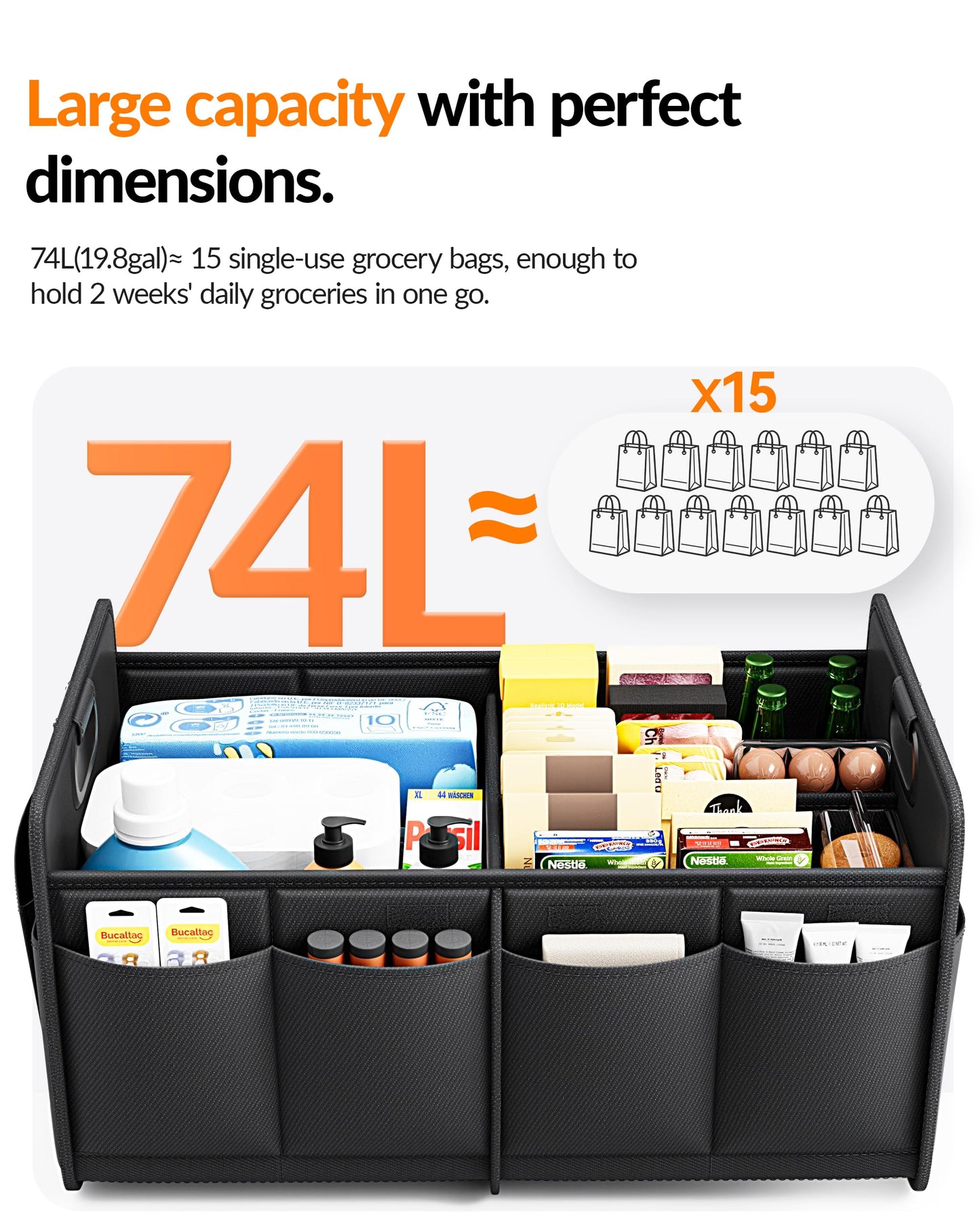 Homeve Waterproof Trunk Storage – Foldable