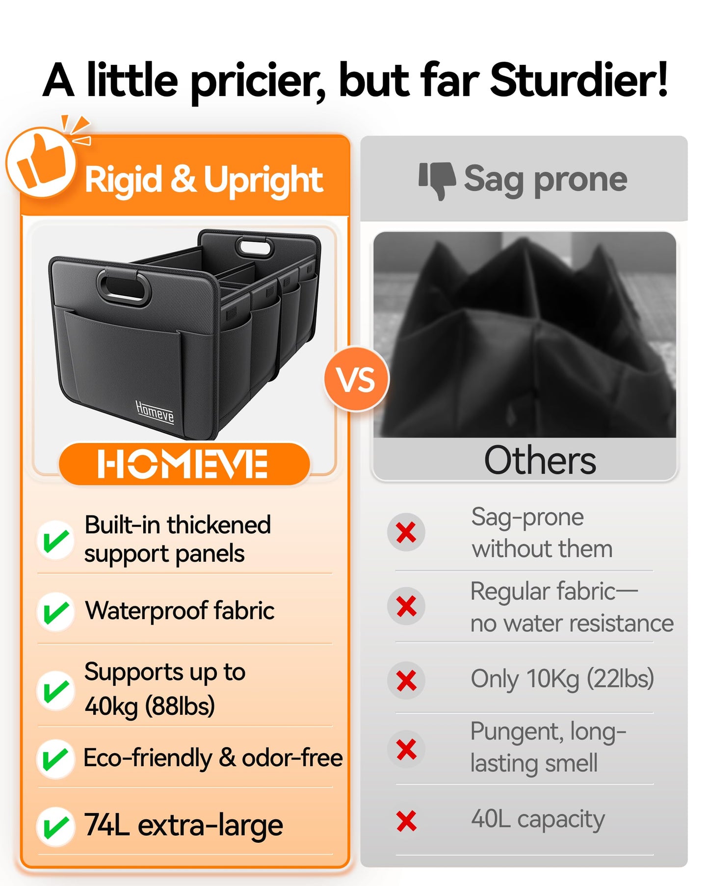 Homeve Waterproof Trunk Storage – Foldable
