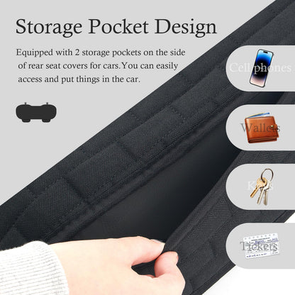 Car Rear Seat Protector – Breathable & Non-Slip